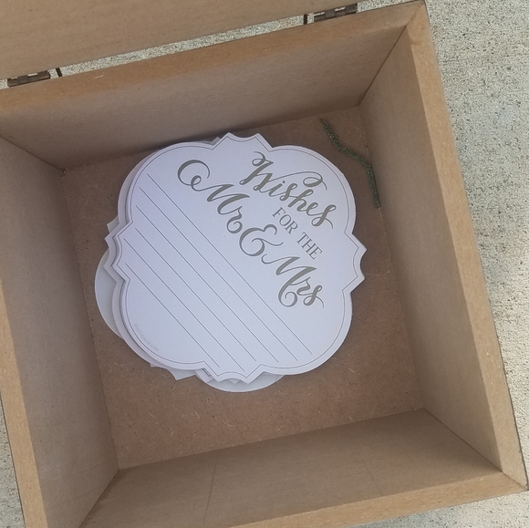 Mr and mrs wedding card box - Picture 3 of 4